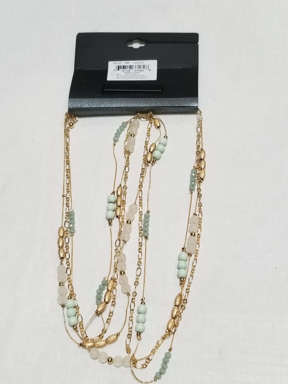 BEAD CHAIN LAYER NECKLACE