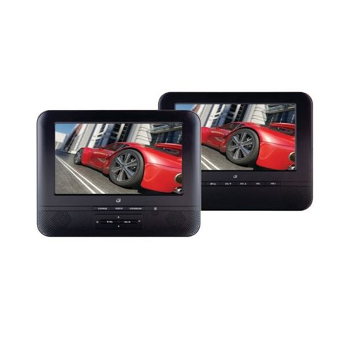 GPX 7" DVD player with Dual LCD monitor