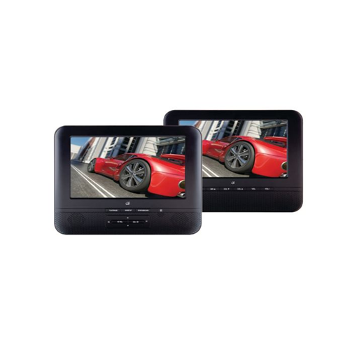 GPX 7" DVD player with Dual LCD monitor 