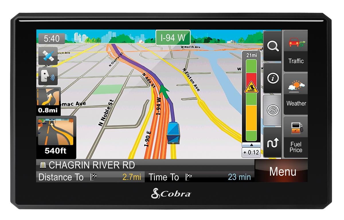 COBRA 8000PROHD 7in Touchscreen GPS