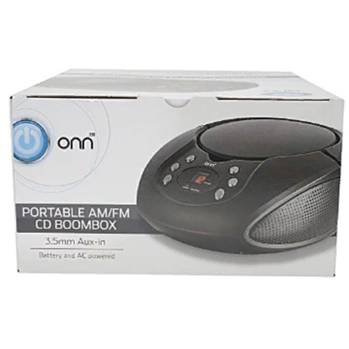ONN ONB17AA001 Portable CD Boombox