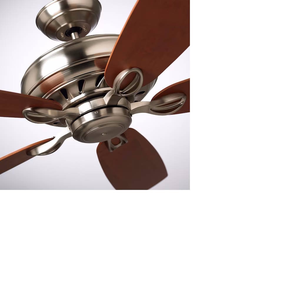 Kathy Ireland HOME by Luminance 6-Speed Downrod Mount Brushed Steel Ceiling Fan Motor Assembly CF5200BS