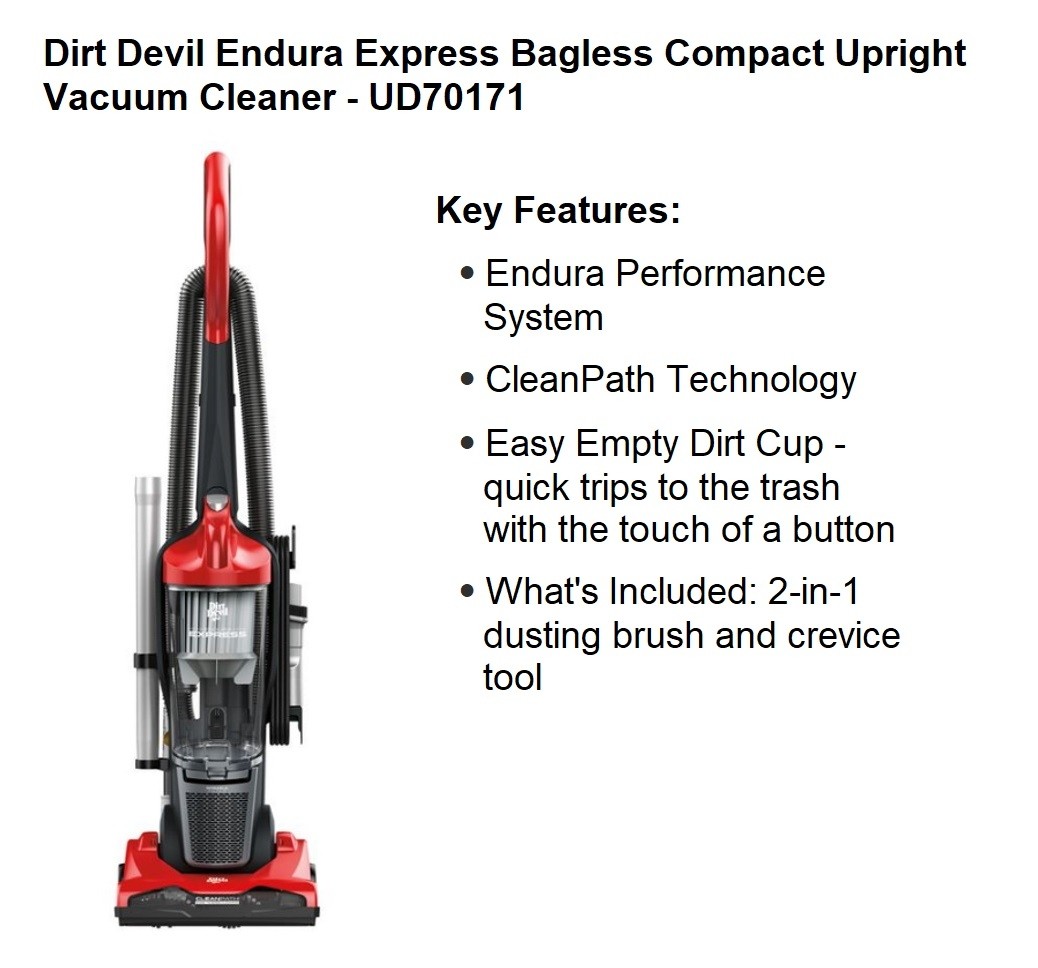 Dirt Devil Express Cordless Hand Vacuum – Dirtdevil