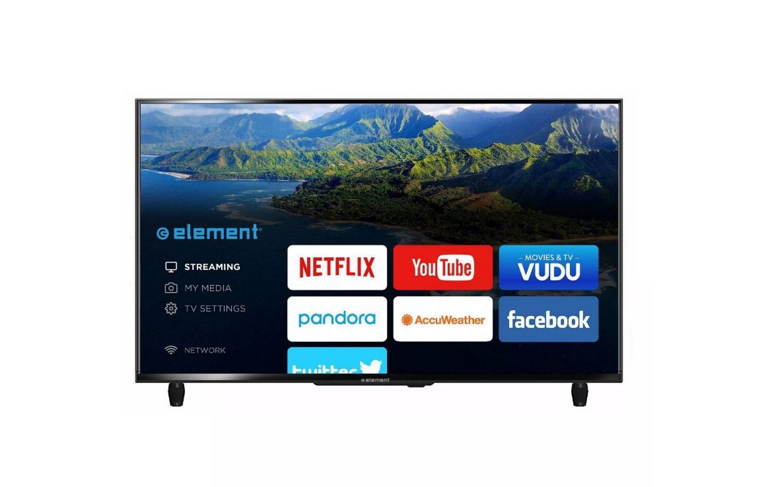 Element 40" Class FHD (1080P) Smart LED TV (ELST4017) (Renewed)