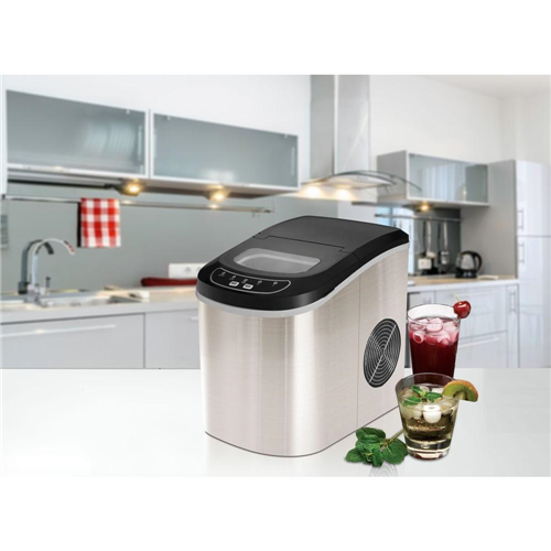 iGloo Compact Ice Maker - Stainless 