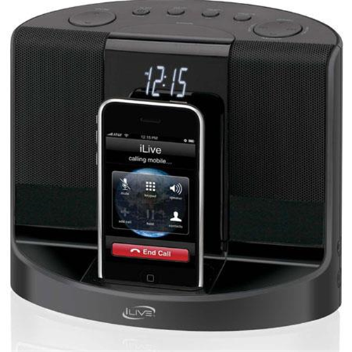iLive ICP601B Clock Radio for ipod & iPhone-New Open Box