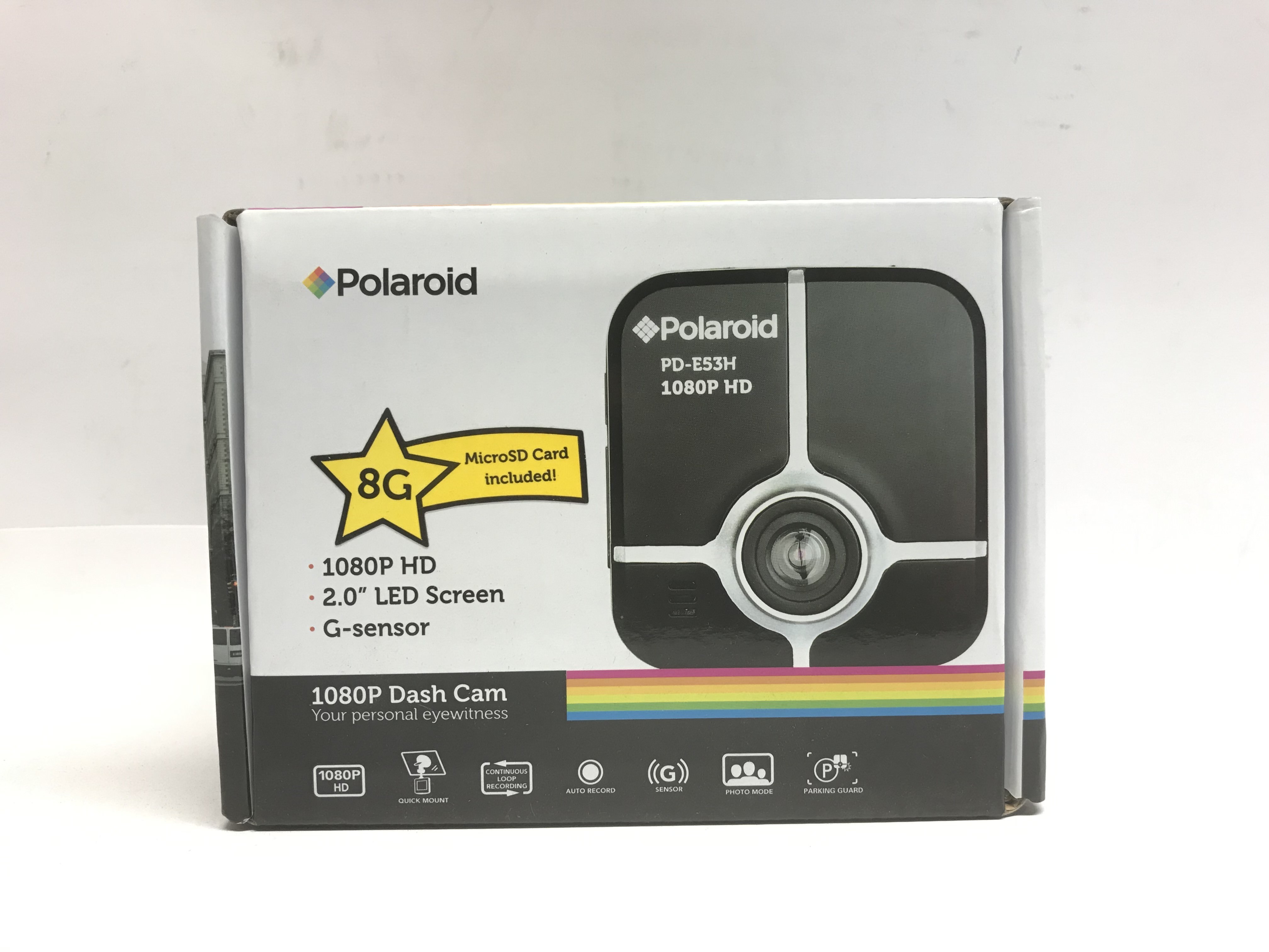 Polaroid 1080p HD 2" Dash Camera 8GB - PD-E53H BLUE