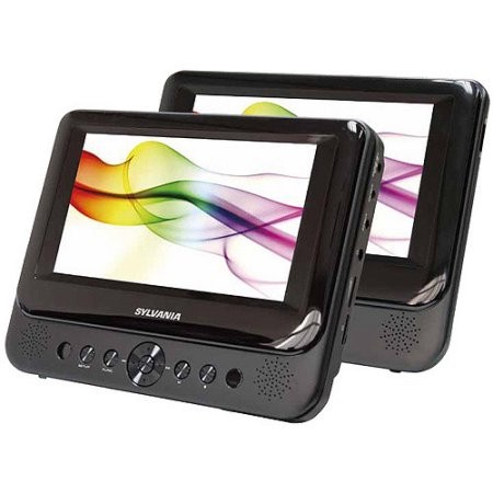 Sylvania SDVD8739 7" Dual DVD Player