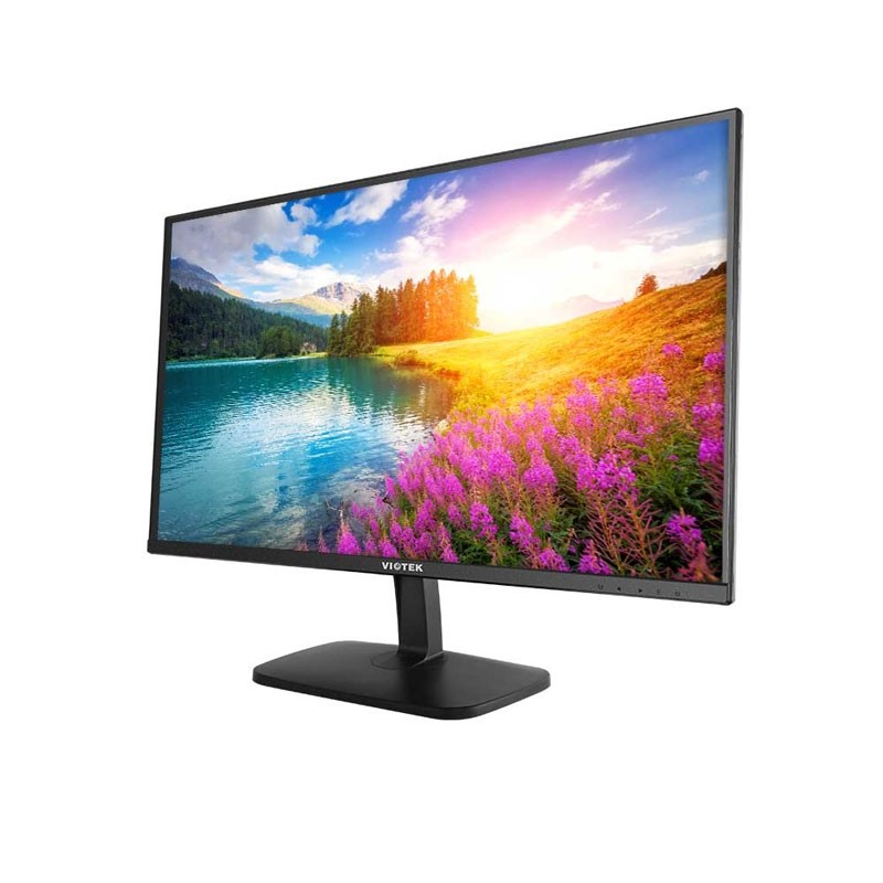 Viotek H270 27” Ultra Thin Monitor Frameless LED Display 1920 x 1080p 60Hz & 5ms with HDMI and VGA, VESA