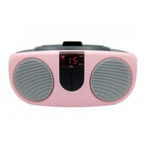 Proscan Portable CD Radio Boombox Pink