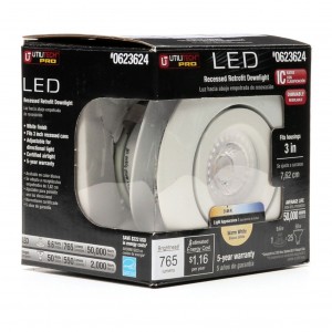 Utilitech Pro 3" LED Dimmable Recessed