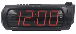 Proscan PCR1245-USB 1.8-In. LED Clock