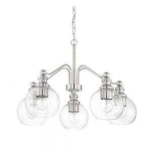ORIANA 5LT MB CHANDELIER WITH CLEAR SEED