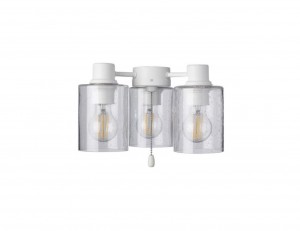 RYE DAMP LIGHT FIXTURE IN SATIN WHITE