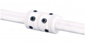 CFDCSW - DOWNROD COUPLER IN SATIN WHITE