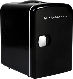 Frigidaire Mini Portable Compact Personal Fridge Cooler, 4 Liter Capacity EFMIS149-BLACK - Certified Refurbished
