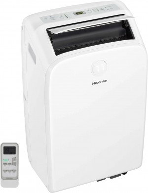 Hisense Smart SACC 8,000 BTU Dual Hose Portable Air Conditioner with Heat Pump AP55023HR1GD White