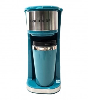 Frigidaire Stainless Steel Coffee Maker Single Cup Insulted Travel Mug ECMK095 420ml Capacity Aqua