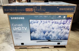 Samsung UN65MU6500 65" 4K UHD Curved LED - Lot of 8-TVs - NEW