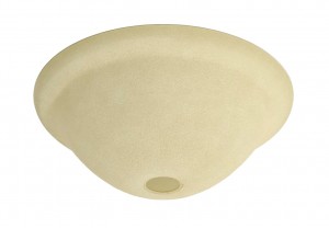 Luminance 12.5" Amber Mist Glass Bowl Light Kit for Ceiling Fan LK70LED