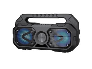 Sylvania Light-Up Boombox Bluetooth Speaker FM radio Black SP1021_C56 with Karaoke function