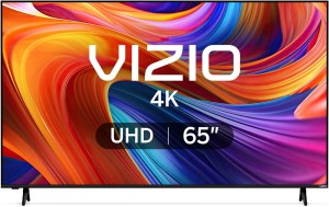 VIZIO 65" Class 4K UHD LED HDR Smart TV, with Wi-Fi 6, VIZIO SmartCast OS, VIZIO Voice Remote, 3 x HDMI 2.1 Inputs - V4K65M-0804