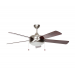 Concord 52" Ceiling Fan Black /Rosewood