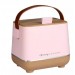 6-Can Mini Personal Fridge Cooler, Pink