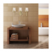 Sunset Stella 3-Light Bathroom Vanity 100W Light Black F27013-31