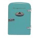 Frigidaire Mini Retro Refrigerator Blue - Store snacks and beverages - 6-cans or 4-liters (Renewed)