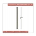 CFDR2BS - 24 IN DOWNROD IN BRUSHED STEEL