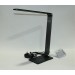 Electrix LED Slim Foldable T Desk Lamp Black Brushed Aluminum 10W