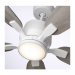 Luminance Kathy Ireland Home Ion Eco LED 54" Ceiling Fan Satin White w/ Timber Grey Blades