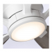 Luminance Kathy Ireland Home Ion Eco LED 54" Ceiling Fan Satin White w/ Timber Grey Blades