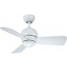 Noble Comfort AM319105 30" Ceiling Fan, White Color with SW46 Wall Control